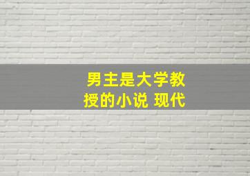 男主是大学教授的小说 现代